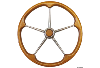 Timone inox teak 500 mm 