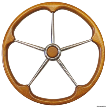 Timone inox teak 500 mm 