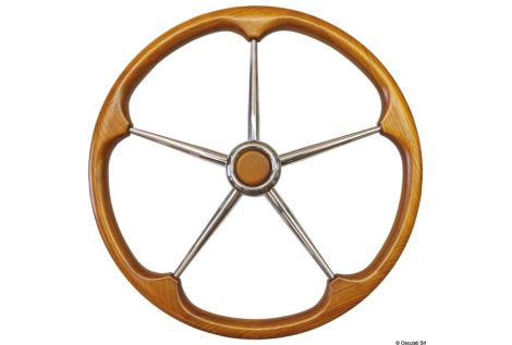 Timone inox teak 500 mm 
