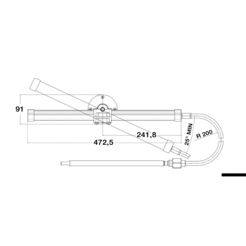 TM87O Timoneria rettilinea 15' 