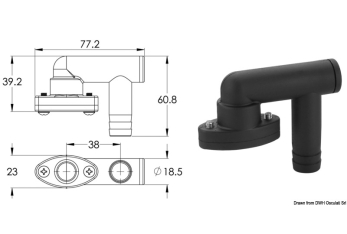 Trappola per sfiato Ø 16 mm 