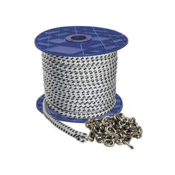 Treccia 12.6x40m + catena inox 6x10m