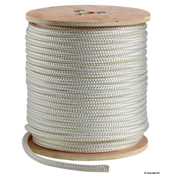 Treccia doppia bianca mm. 5 