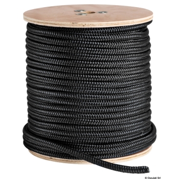 Treccia doppia nera mm 5 
