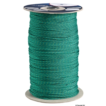 Treccia fluorescente mm 2 verde 