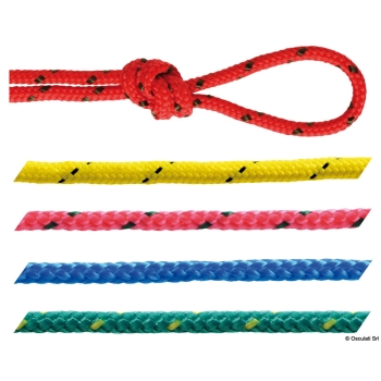 Treccia fluorescente mm 2 verde 