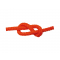 Treccia gallegg. arancio Ø6  mt200