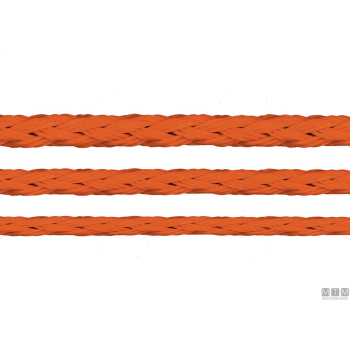 Treccia galleggiante arancione in polietilene d6 200m