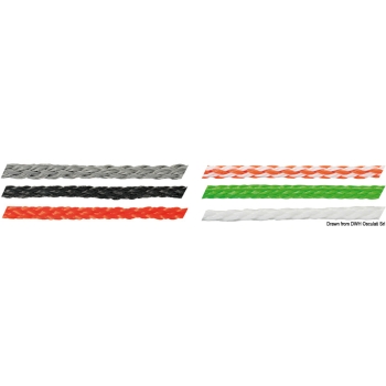 Treccia levilene 16 mm nera 