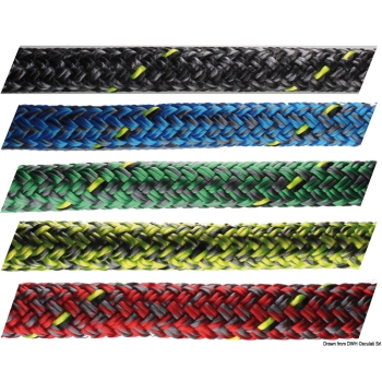 Treccia Marlow D2 Racing 12 mm nera 