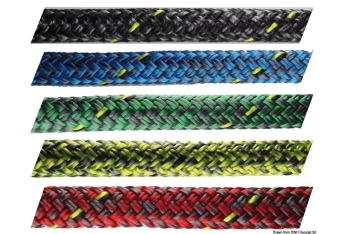 Treccia Marlow D2 Racing 14 mm verde 