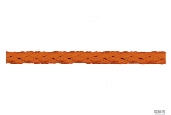 Treccia poly d6 200m arancio<