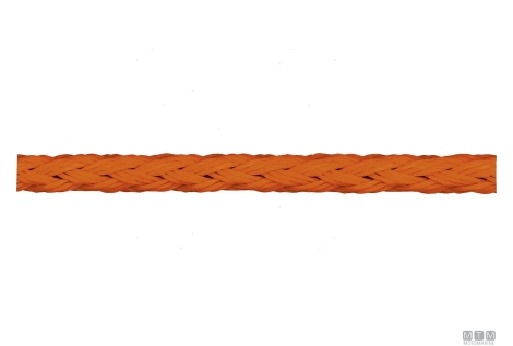 Treccia poly d6 200m arancio<