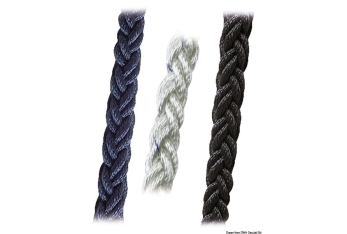 Treccia Square Line 24 mm bianca 