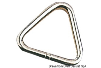 Triangoli inox 5x30 mm 