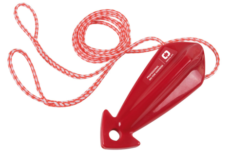 Triangolo sci con 2 moschettoni 