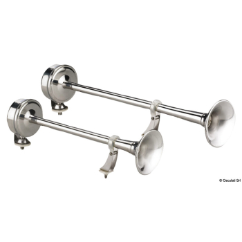 Tromba MARCO elettromagnetica inox 12V corta   