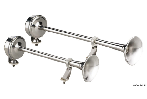 Tromba MARCO elettromagnetica inox 12V corta   