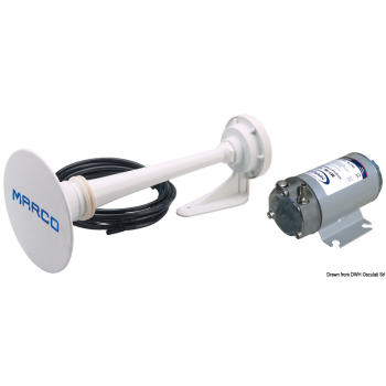 Tromba omologata fino a 20 m 12 V 