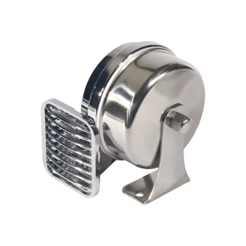 Tromba singola cromata 12v.