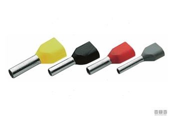Tubetto term preiso twin 2x1,5mm2 100pz 
