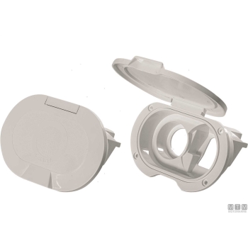 Tubo doccia inox 2.2m attacchi 1/2"-1/2" 