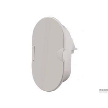 Tubo doccia inox 2.2m attacchi 1/2"-1/2" 