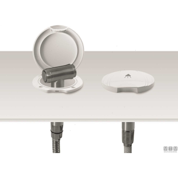 Tubo doccia pvc 2.5m terminali 1/2"-1/2