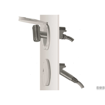 Tubo doccia pvc 2.5m terminali 1/2"-1/2