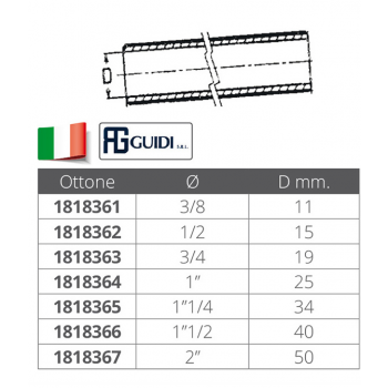 TUBO FILETTATO DA 3/8'