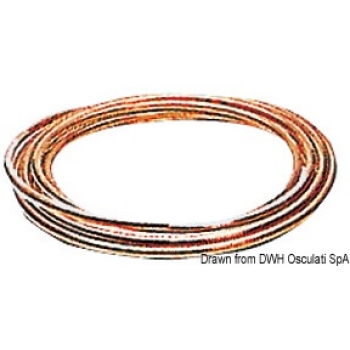 Tubo in rame per carburante 10 x 12 mm 