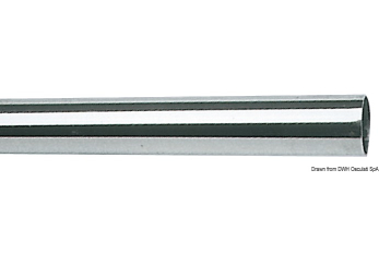Tubo inox 30 mm x 1,5 mm x 2 m 