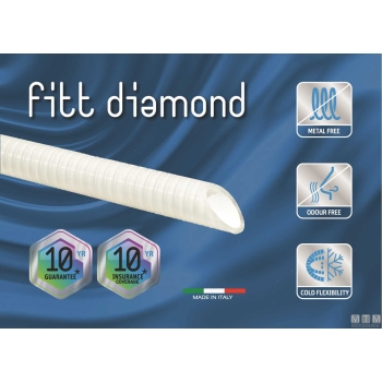 Tubo sanitario diamond d38-20mt 