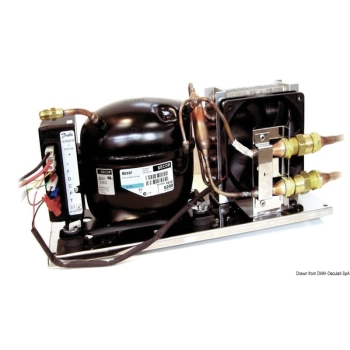 Unità refrigerante ISOTHERM by Indel Webasto Marine Secop completa di evaporatore ventilato VE150-50.931.98