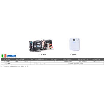 UNITA' REFRIGERANTE VE 150 COMPLETA