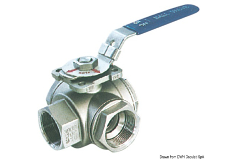 Valvola a sfera deviatrice 1" 1/4 