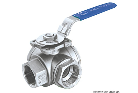 Valvola a sfera deviatrice 1/2" 