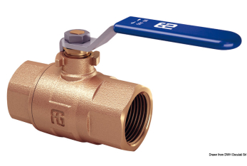 Valvola a sfera F-F in bronzo passaggio tot. 3" 