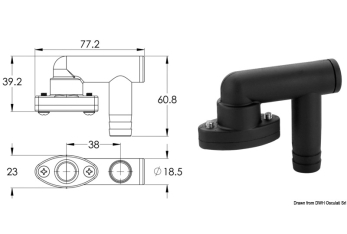Valvola antiriflusso Ø 38 mm  
