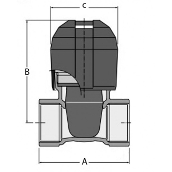 Valvola in bronzo 1' 1/2