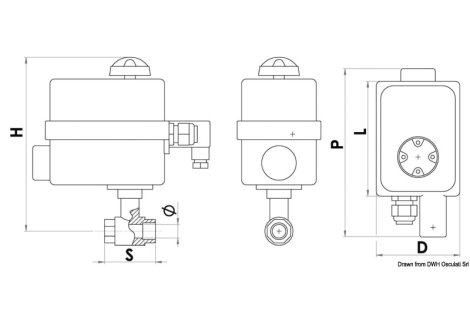 Valvola PN40 1" 1/2 con pannello 