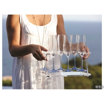 Vassoio porta calici mb smoke