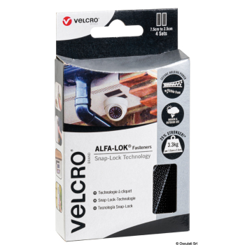 VELCRO® Brand ALFA-LOK® mm25 x 25mt nero 