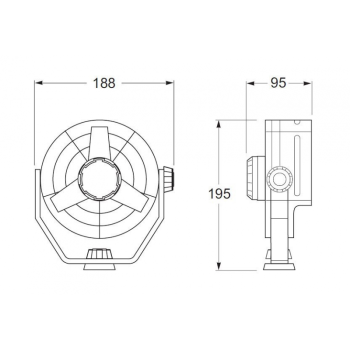 Ventilatore bianco 12v