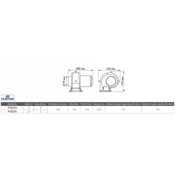 VENTILATORE DA STIVA 12V.