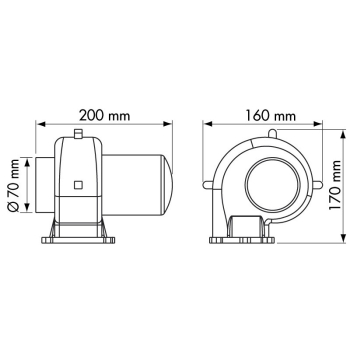 Ventilatore da stiva 12v.