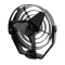 Ventilatore Turbo Nero 12 V