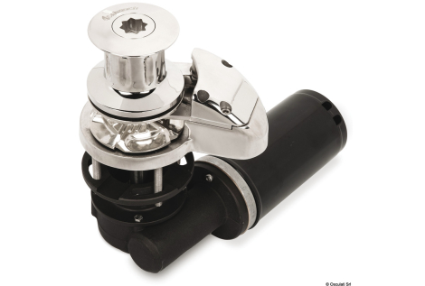 Verricello inox verticale CL-S 700W 12V - C. 8mm - 