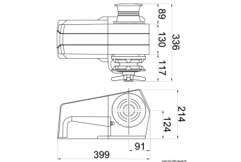 Verricello Italwinch Devon 1000 W - 12 V barbotin 8 mm