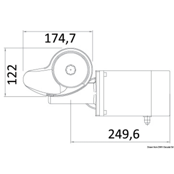 Verricello ITALWINCH Smart 500W 12V - 6mm basso 